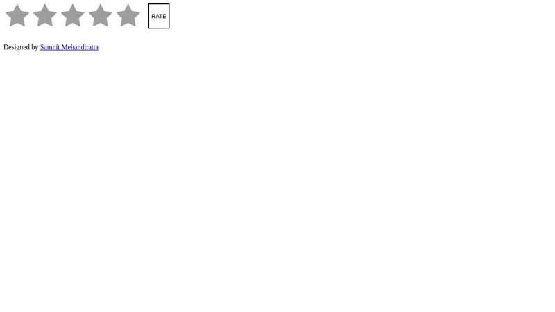Easy 5 Star Rating - HTML | CSS | JS