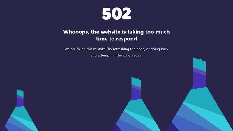 The error page animation using pure CSS only