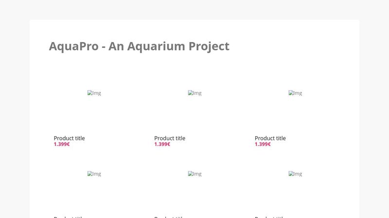 Ecommerce product list/grid