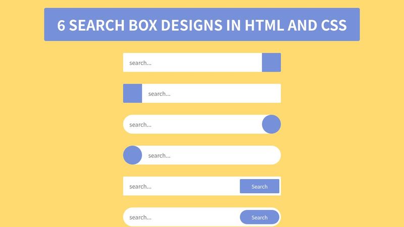 Search box designs