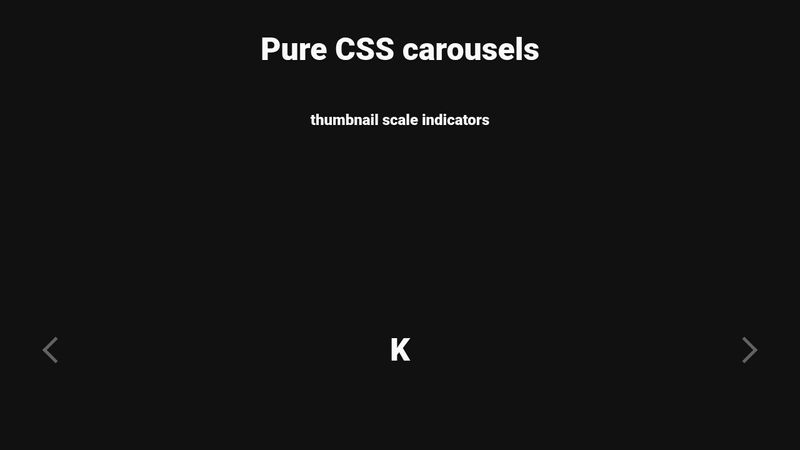 Carousel HTML/CSS