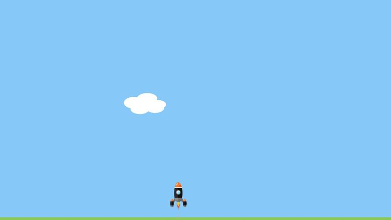CSS Rocket Animation