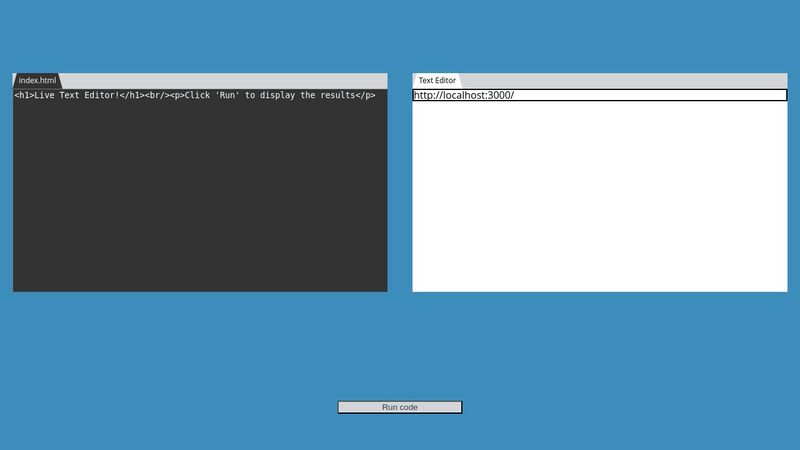 Text Editor in React