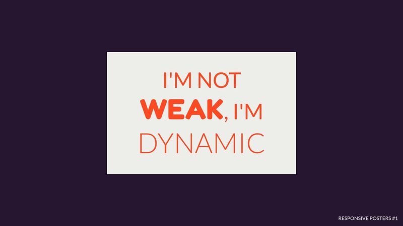 Responsive Posters: JavaScript