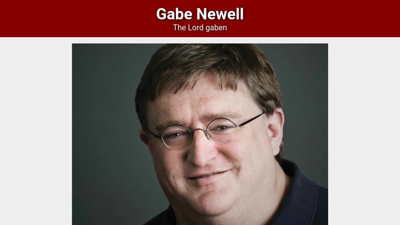 Gabe Newell (@Gabe_NeweII) / X