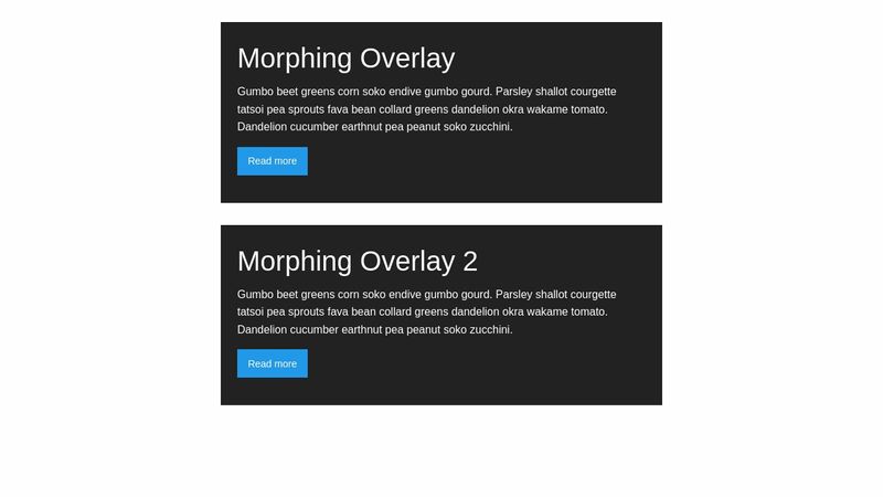 Morphing Modal with Vue.js and Velocity.js
