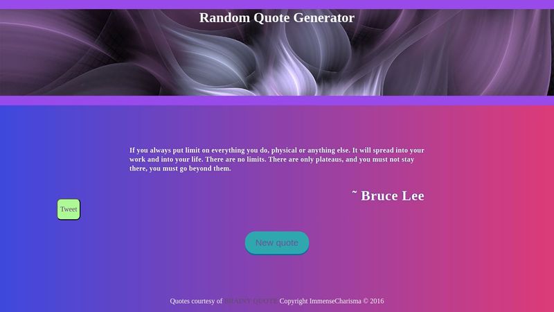 Random Quote Generator random-quote-generator