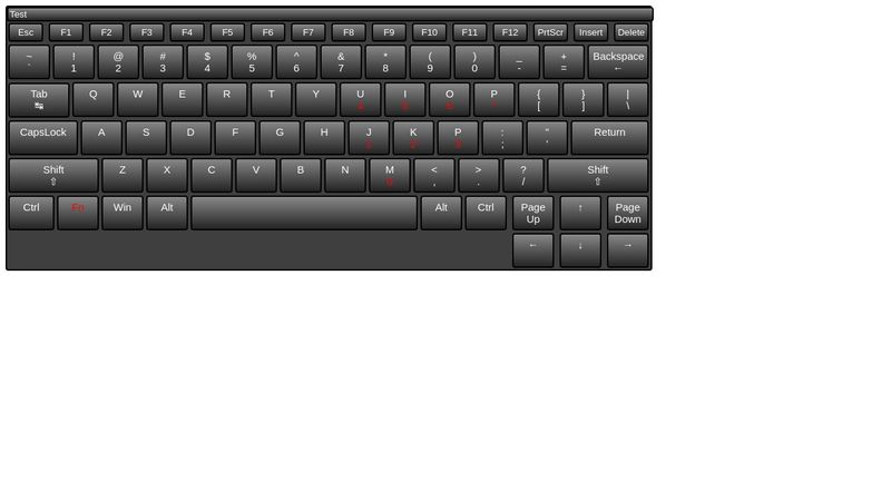 CSS/HTML Keyboard *Finished*