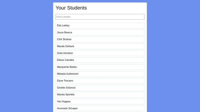 React List Filter