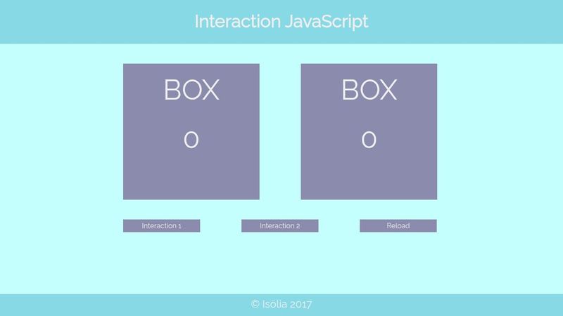 Interaction JavaScript