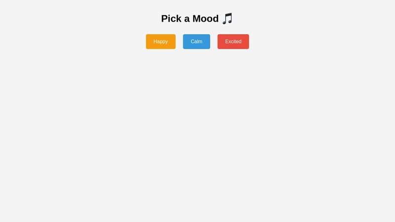 Mood Selector