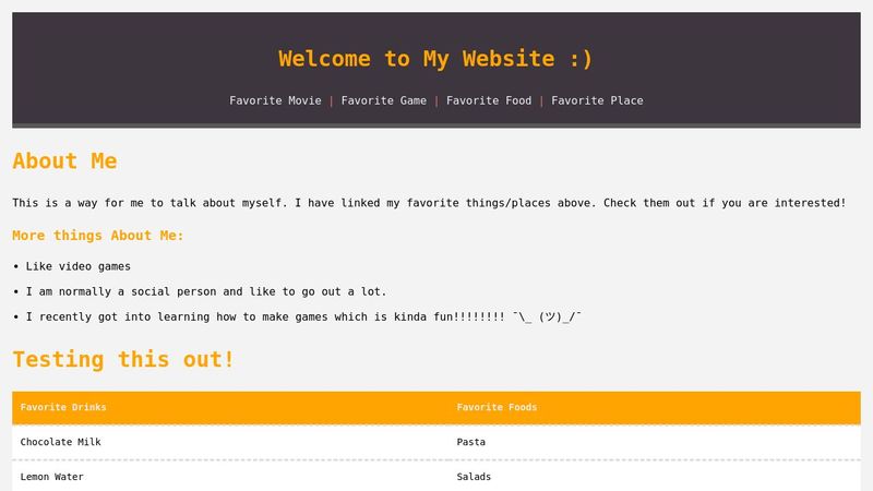 HTML in CodePen (updated)