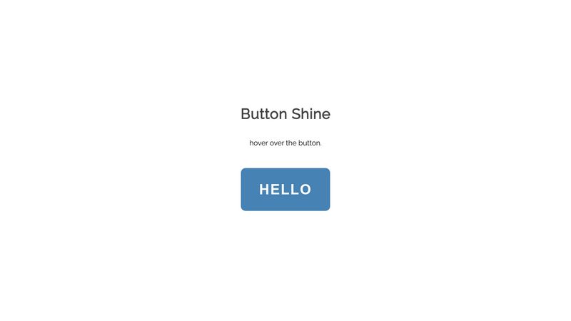 Button Shine Effect CSS