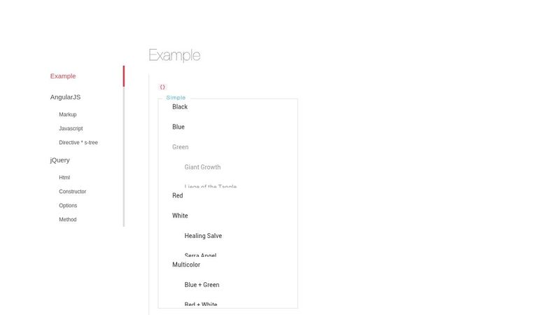 Angularjs Tree