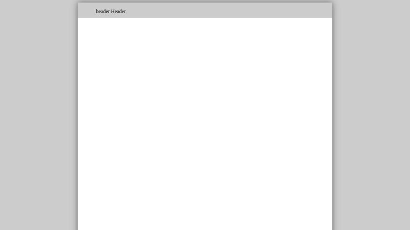 A4 CSS page template
