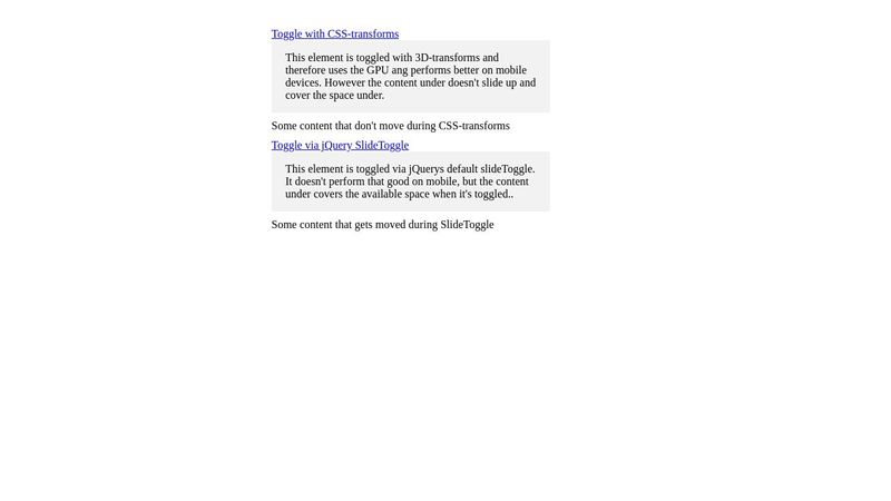 CSS SlideToggle problem
