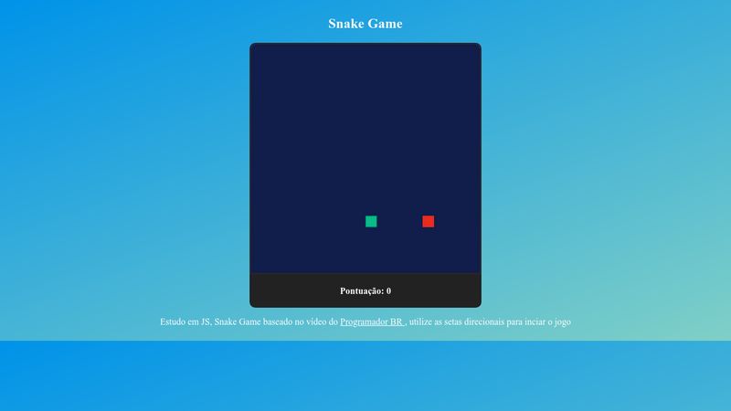 GitHub - devMagno/js-snake-game: 🐍 Jogo da cobrinha com JavaScript.