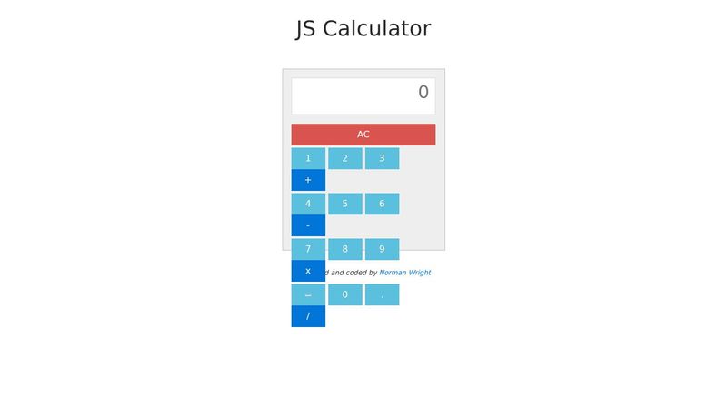 Javascript Calculator