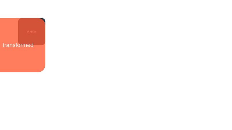 CSS transform: transform-origin scale