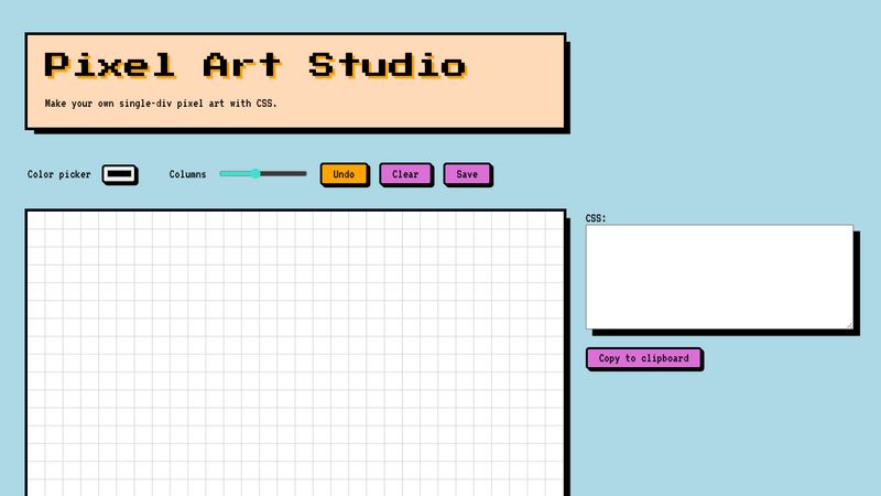 Pixel art studio