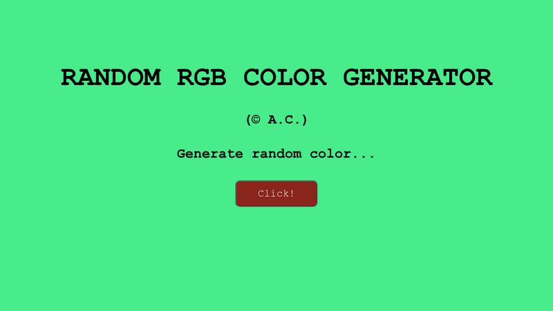 random-rgb-color-generator