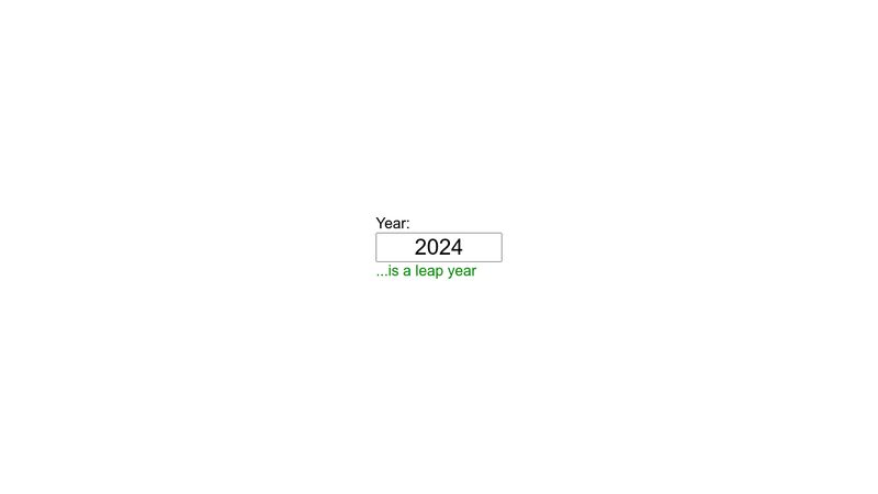 html-leap-year-calculator