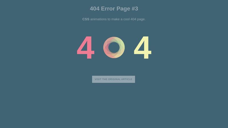404 Error Example #3