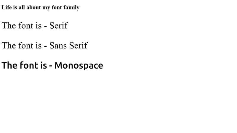 css-font-families