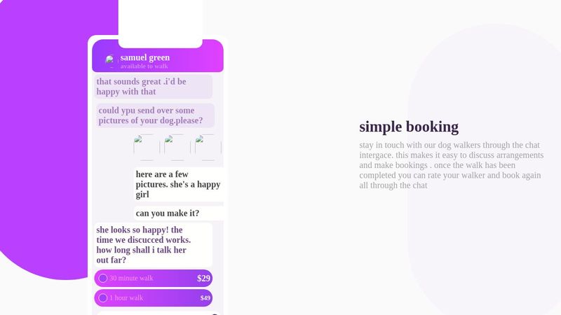 Chat app CSS illustration