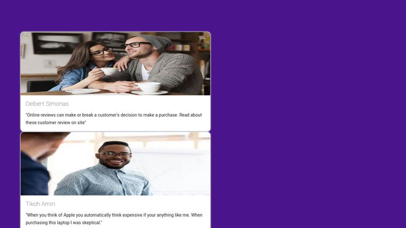 Bootstrap 4 Testimonial Carousel Slider With Autoplay