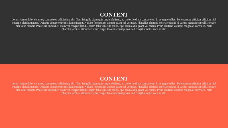 right left scroll animation