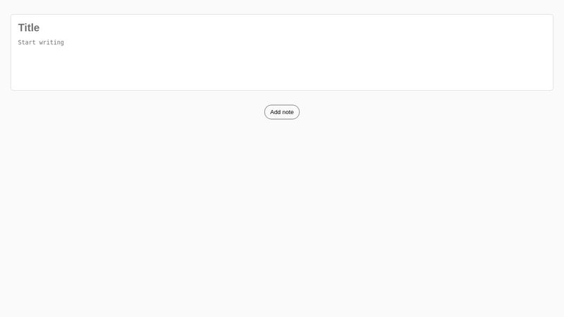 CRUD Application with Local Storage