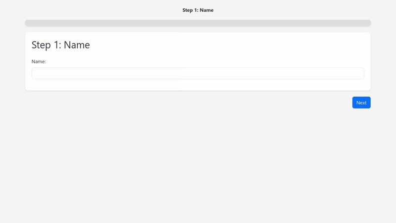 Dynamic Multi-Step Wizard with jQuery, Bootstrap 5 and animate.css