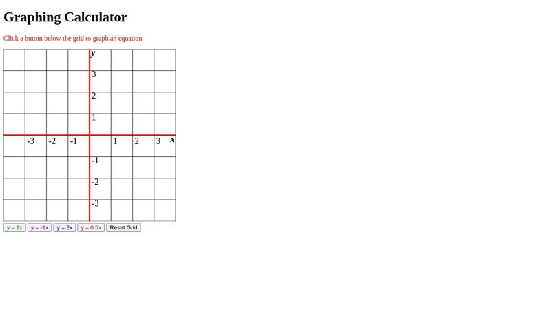 【JAVASCRIPT】graphing calculator