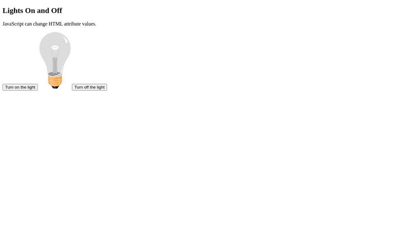 JS Project 1 - Light Bulb