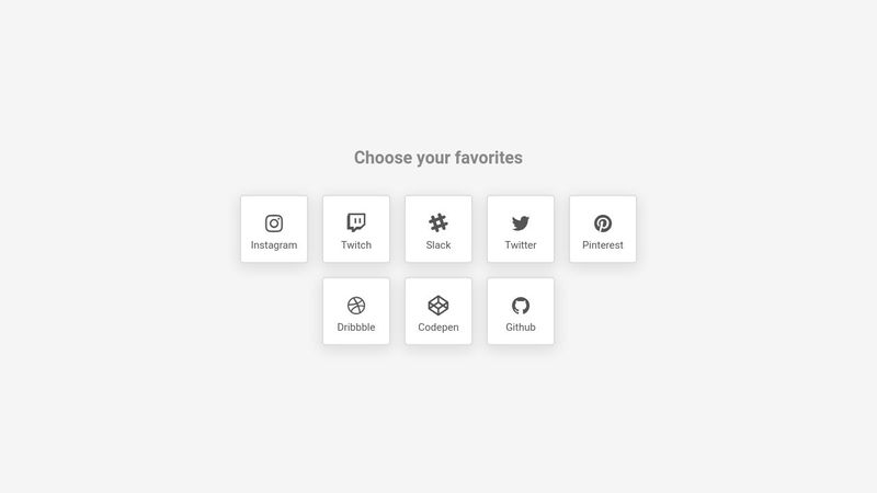 Custom Checkbox Tiles Group