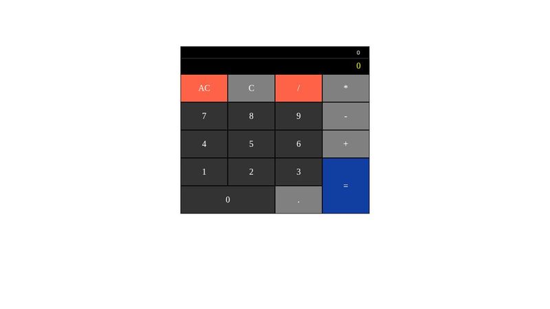 JavaScript Calculator