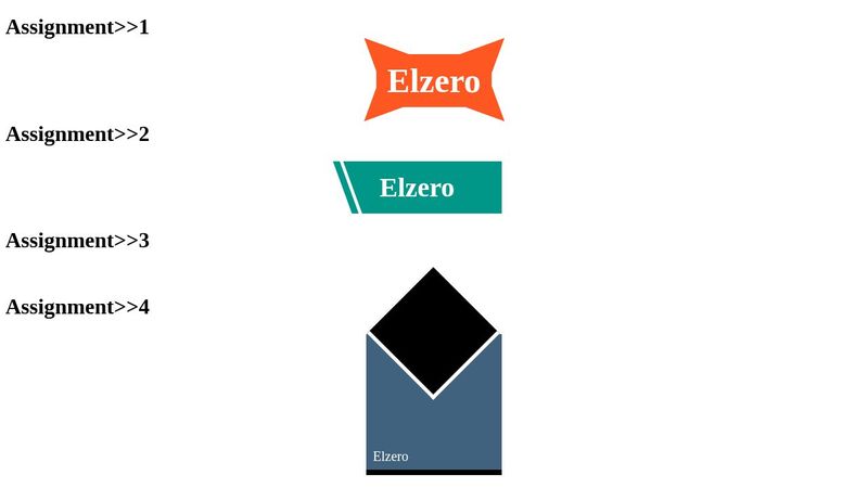 CSS Assignment 68 to 73