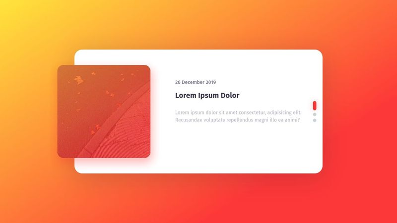 Responsive Blog Card Slider