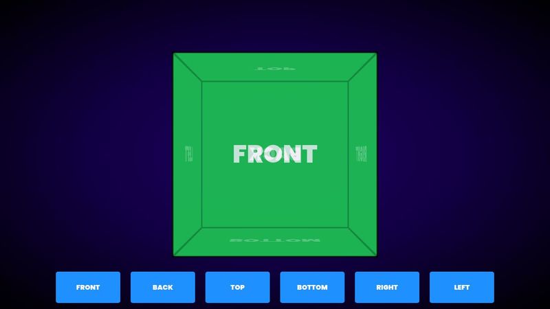 CSS 3D Cube Rotate