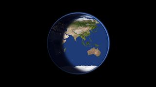 Rotating Earth CSS