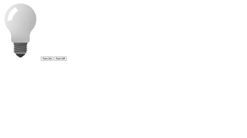 Bulb on/off javascript