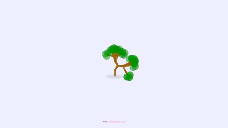 Only CSS: Growing Tree