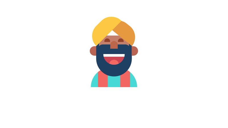Cartoon character with pure html & css