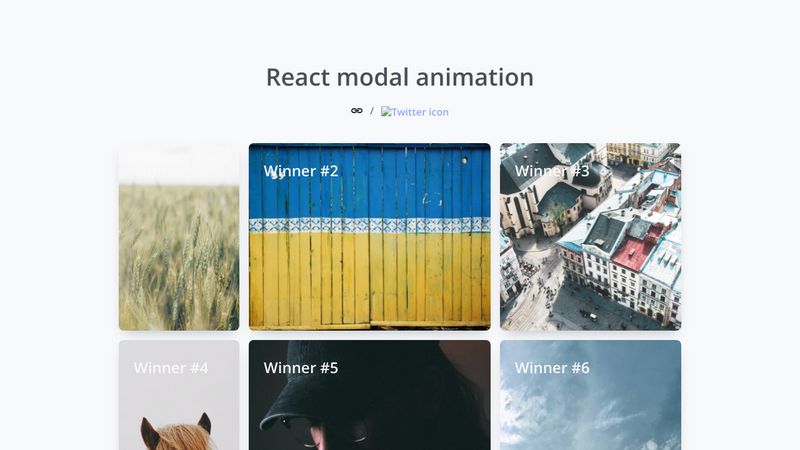 React Modal Animation Example