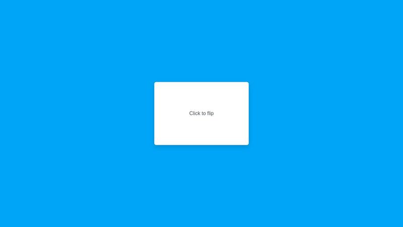CSS Card Flip