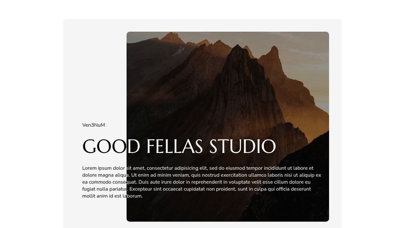 Mixed Text Color Over Image CSS / JS