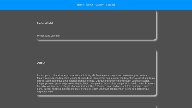 Build a Webpage without HTML