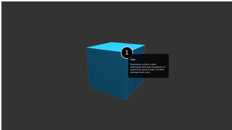 three js annotations