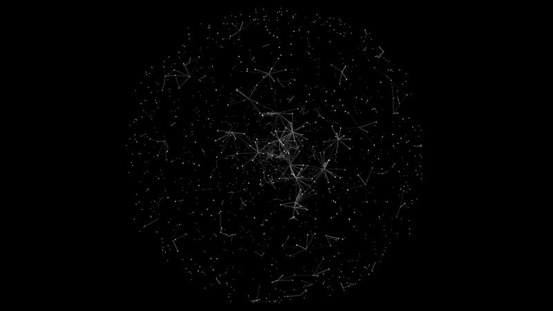 THREE.js Sphere Particles